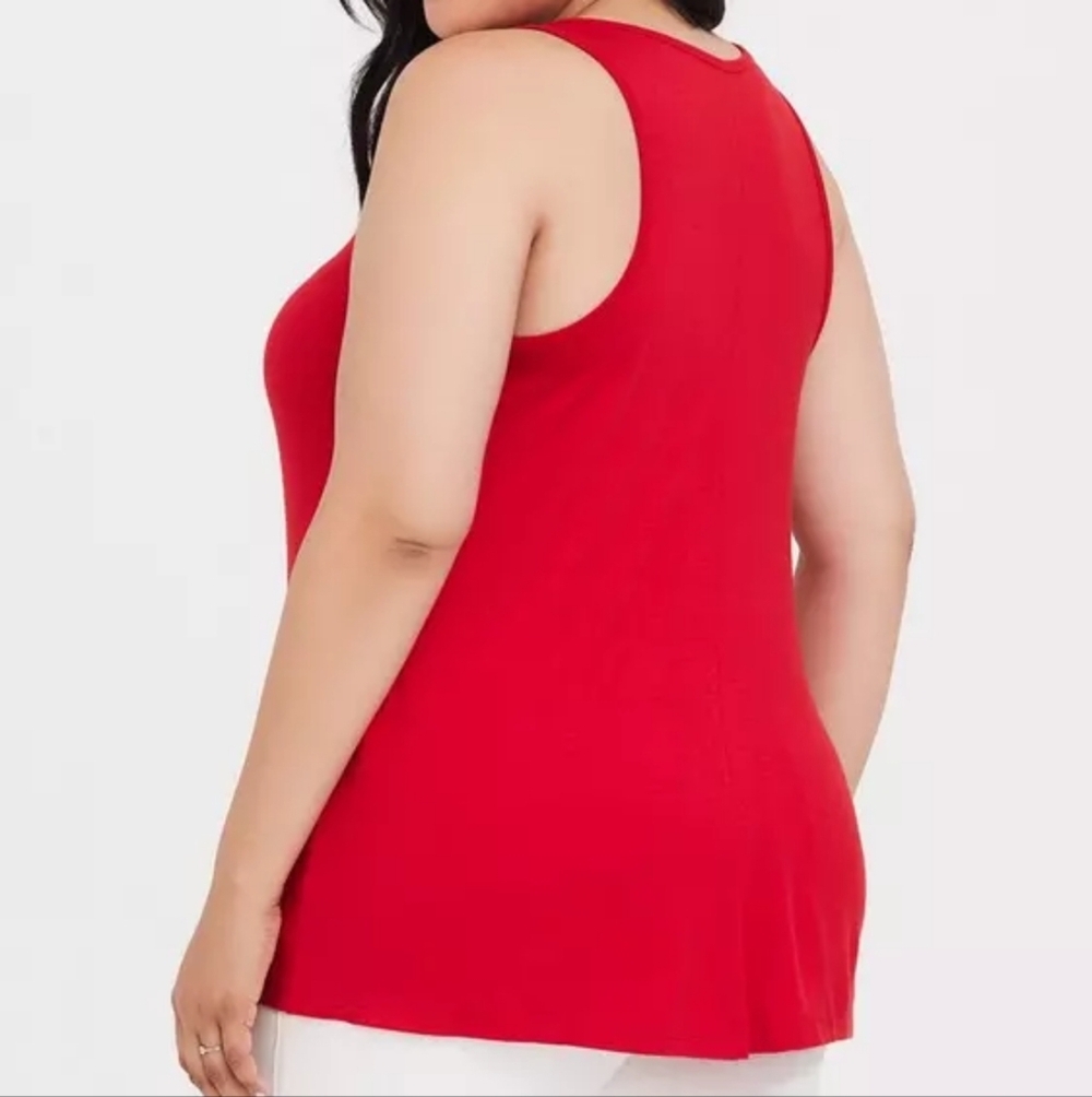 Torrid Super Soft Red Dog Obsessed Tank - Picture 5 of 7